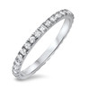 Eternal Sparkle CZ Toe Ring | Sterling Silver Toe Ring in Sizes 2, 3 & 4 – California Toe Rings