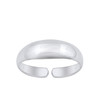 Sterling silver adjustable toe ring