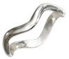 California Toe Rings Sterling silver wave band toe ring 