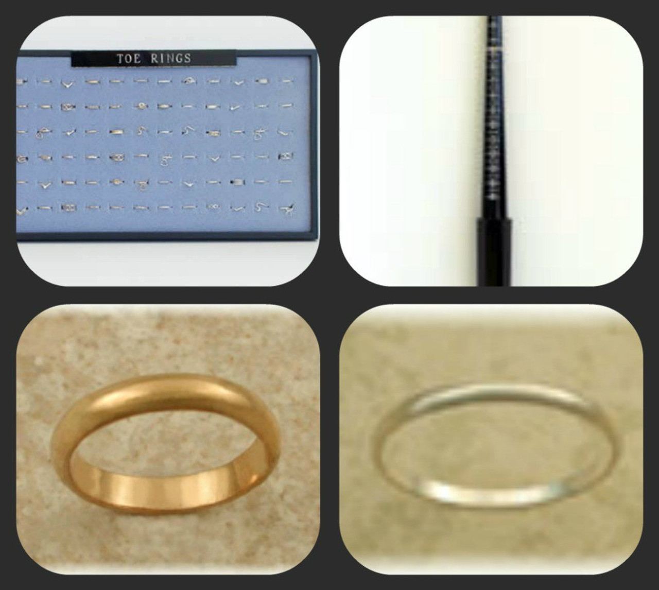 Toe Ring starter kit - wholesale toe rings for women -FittedToeRings.com