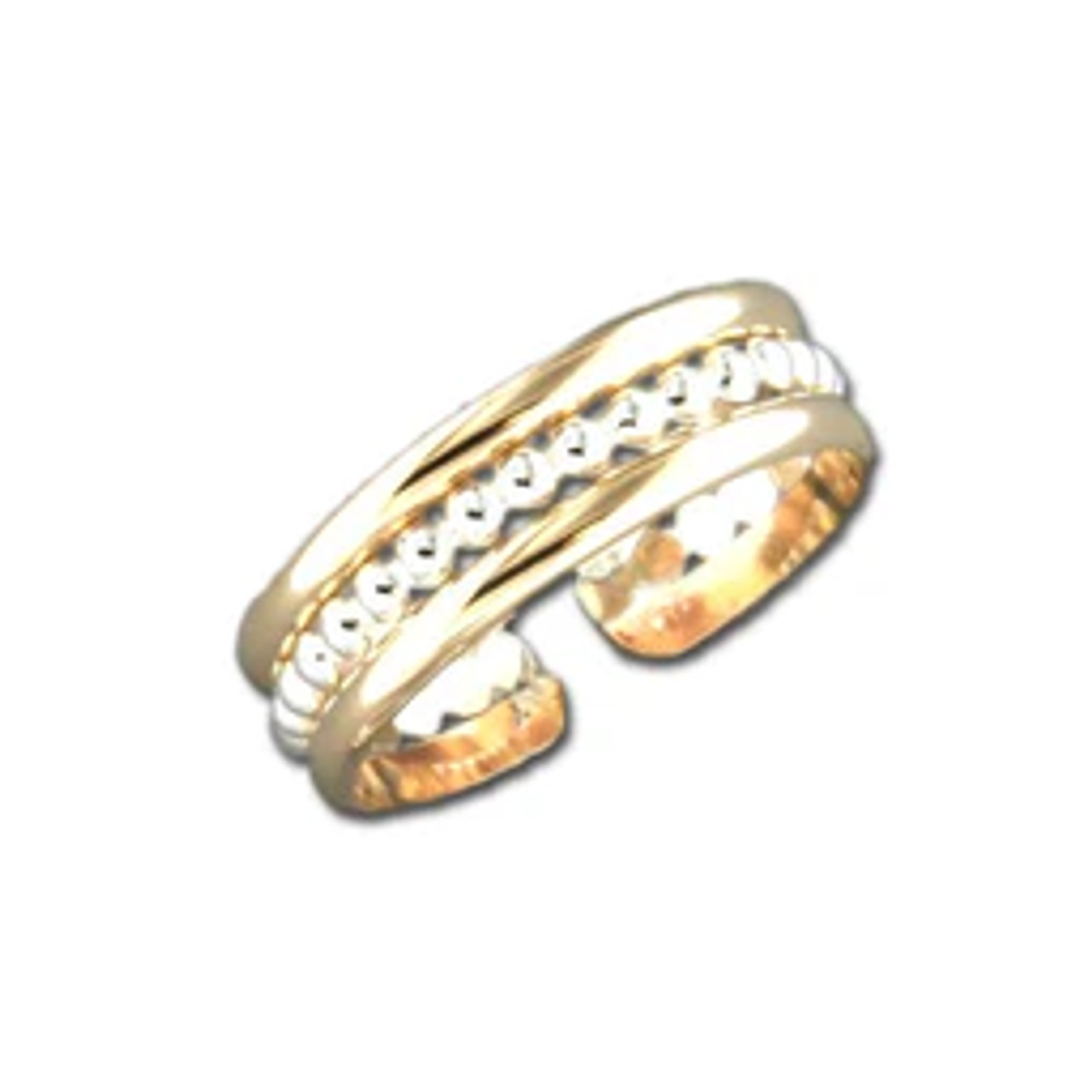 Quality Gold Sterling Silver Toe Ring QR627 - Getzow Jewelers