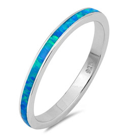 Opal Glow Lab Opal Toe Ring | Sterling Silver Toe Ring in Sizes 4 & 5 – California Toe Rings