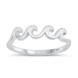 Sterling Silver Wave Toe Ring for Women – Surfer Girl Island Body Jewelry | Sizes 4 & 5 | Waterproof Beach Accessory Sterling Silver Wave Toe Ring for Women – Surfer Girl Island Body Jewelry | Sizes 4 & 5 | Waterproof Beach Accessory