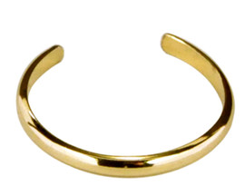 14k gold filled adjustable toe ring