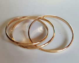 Gold Rolling Thumb Ring