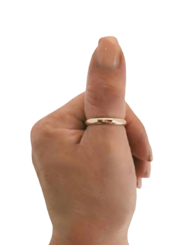 Thumb Ring, Gold Thumb Ring, 14K Gold Filled thumb Ring, 3mm, Gold Thumb Rings For Women , Real 14k, Comfort Fit
