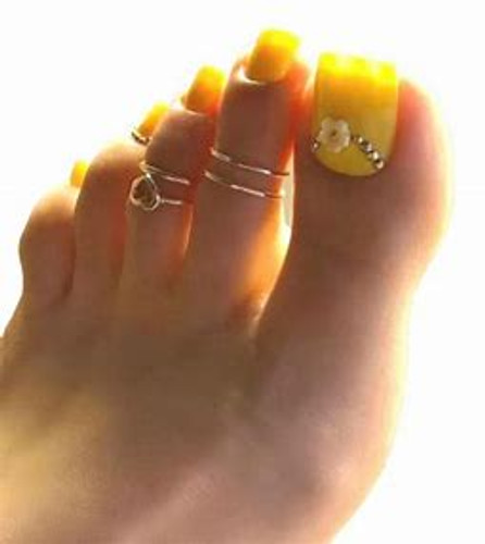 2pcs/set Vintage Simple Gold-colored Toe Ring, Suitable For Women's Daily  Wear | SHEIN USA