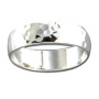 5mm faceted band toe ring