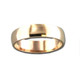 14k gold thick band thumb ring wedding band