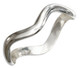 Sterling silver wave toe ring