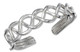 sterling silver weave braid toe ring