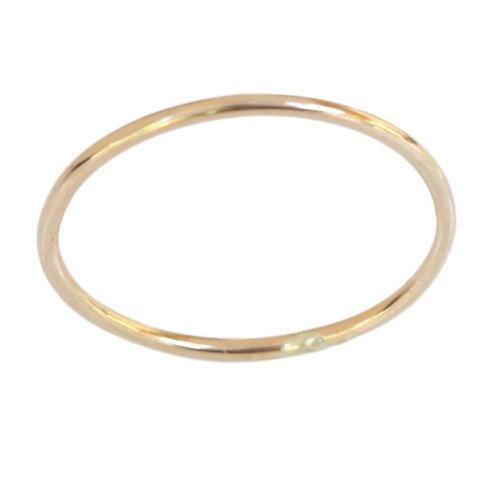 14k Gold Filled 1mm Thin Wire Plain Band Adjustable Toe Ring : Amazon.in:  Fashion