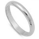 California Toe Rings Sterling silver 3mm plain wedding band toe ring 