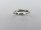 California Toe Rings Sterling silver 3mm plain wedding band toe ring 