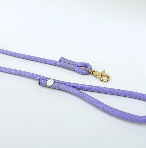 Lavender Braided Rope Leash