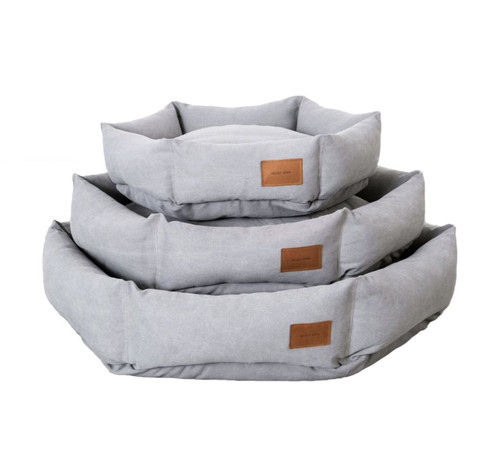 Canvas Hex Dog Bed - M