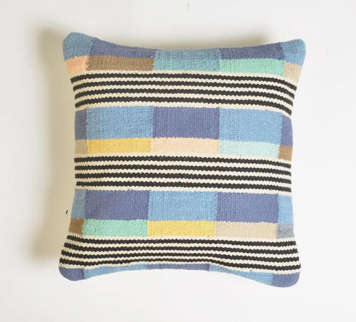 Abstract Block Striped Pillow Cover