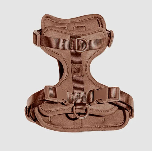 Brown Neoprene Dog Harness