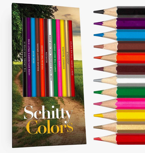 Schitty Colors Colored Pencil Set