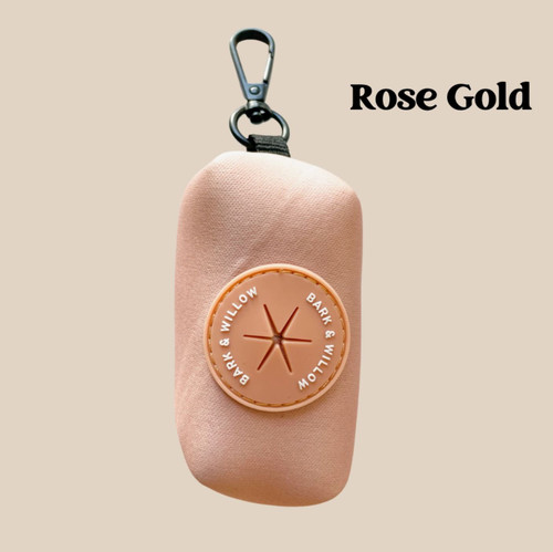 Rose Gold Waste Bag Holder