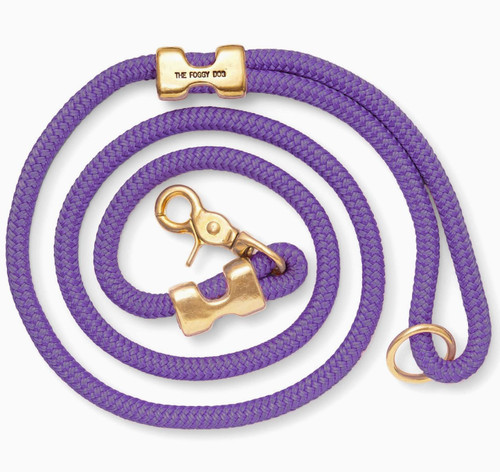 Violet Marine Rope Dog Leash - 5ft