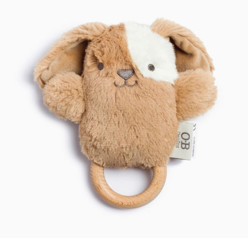 Duke Dog Soft Rattle Toy