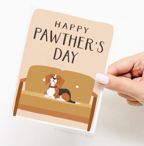 Happy Pawther's Day Greeting Card