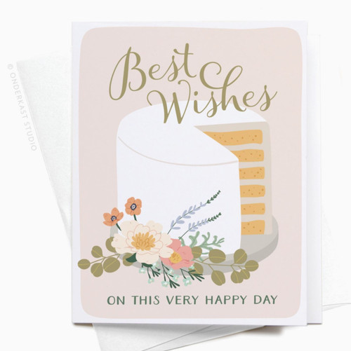 Best Wishes Cake Greeting Card