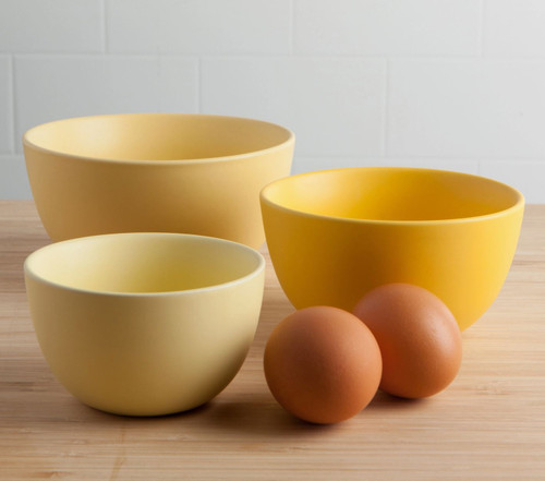 Yellow Prep Bowls - Set of 3