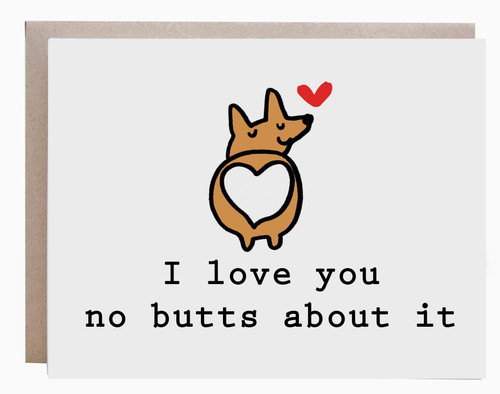 Corgi Love Card