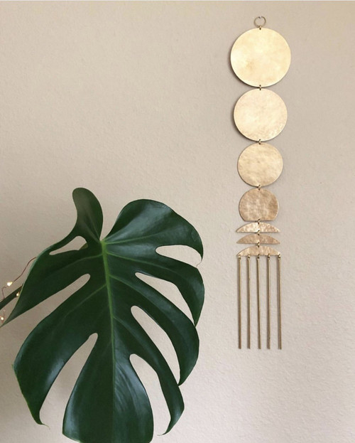 Here Comes The Sun Brass Wall Hanging