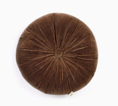 Monk Velvet Round Pillow - 11"