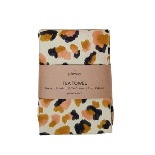 Leopard Print Tea Towel Leopard Print Tea Towel