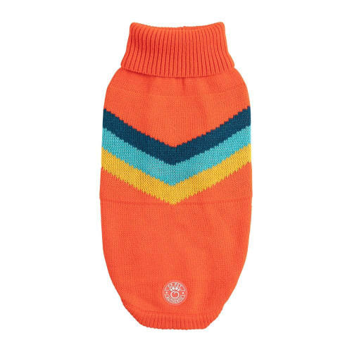 Orange Alpine Dog Sweater Orange Alpine Dog Sweater
