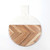 Marble + Wood Round Serving Board