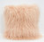 Blush Mongolian Fur Accent Pillow