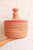 Blush Pink Lidded Basket