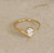 Teardrop CZ Ring - Size 7