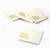 Triple Brass Inlay 4 Pc. Marble Coaster Set