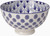 Blue Dots Stamped Bowl