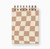 Checkerboard Mini Jotter Notebook