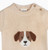 Knit Puppy Dog Baby Romper