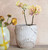 Handmade Pleated Stoneware Planter
