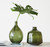 Transparent Green Glass Vase