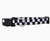 Black + White Checkered Dog Collar - XS