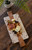 Marble + Acacia Handled Cheese Board