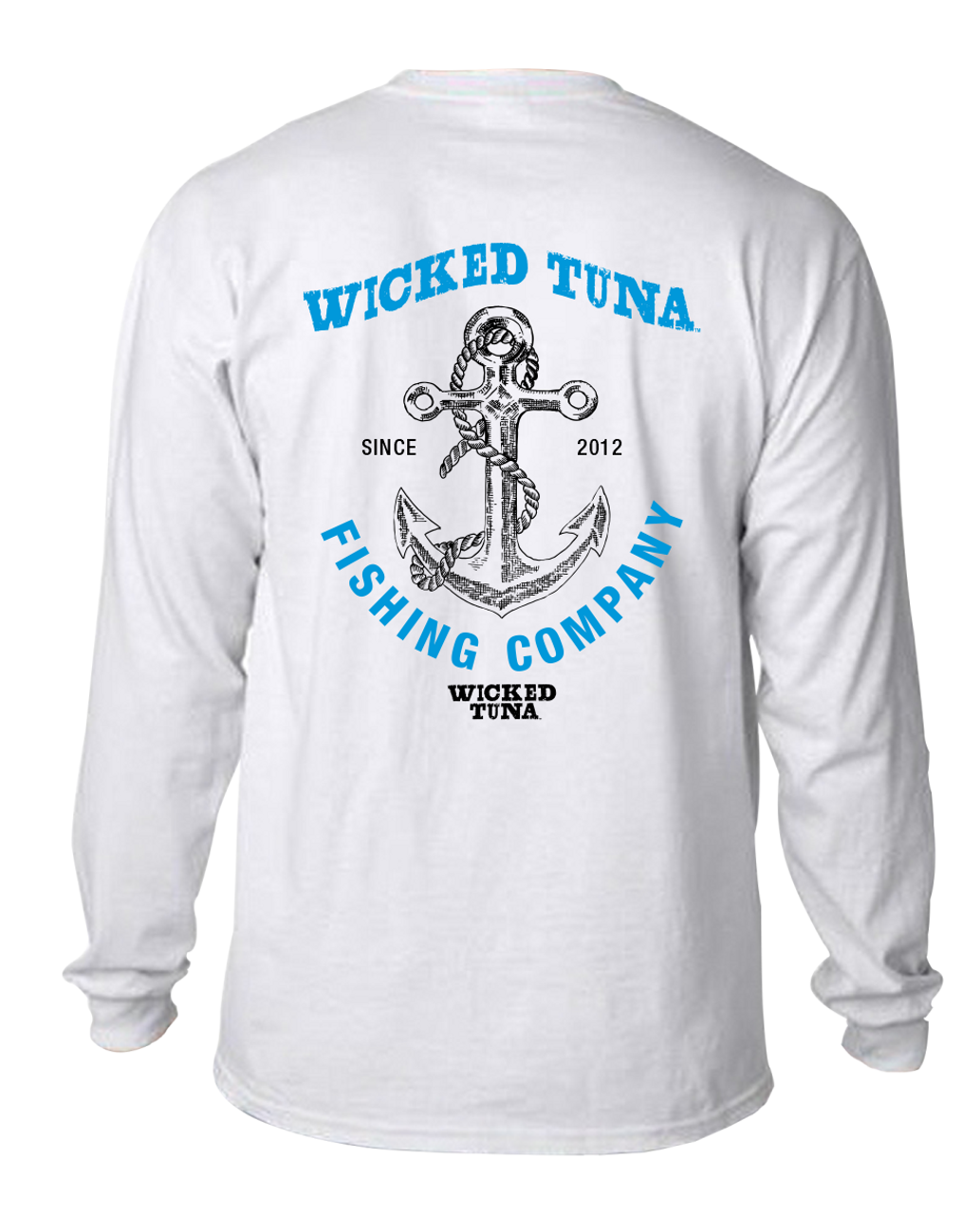 Wicked Tuna Anchor Long Sleeve Pocket Tee