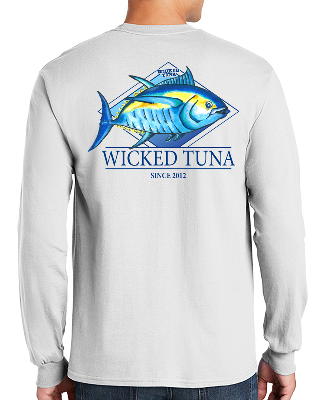  Crazy Tuna Fight Deep Sea Saltwater Fishing Long Sleeve T-Shirt  : Clothing, Shoes & Jewelry