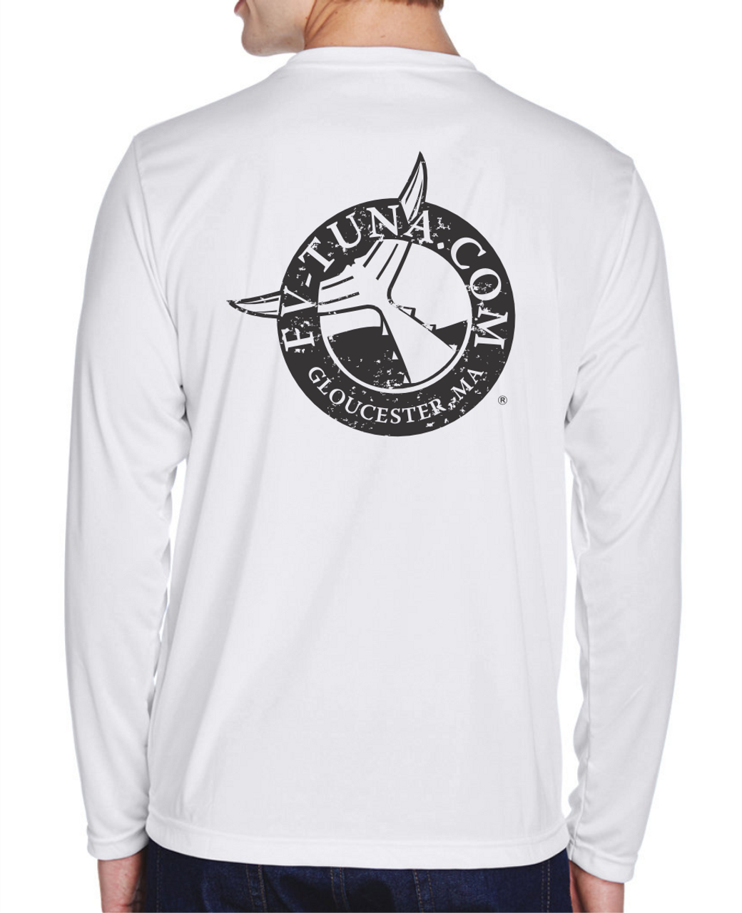 Merica UV Long Sleeve Performance T-Shirt - Large - White