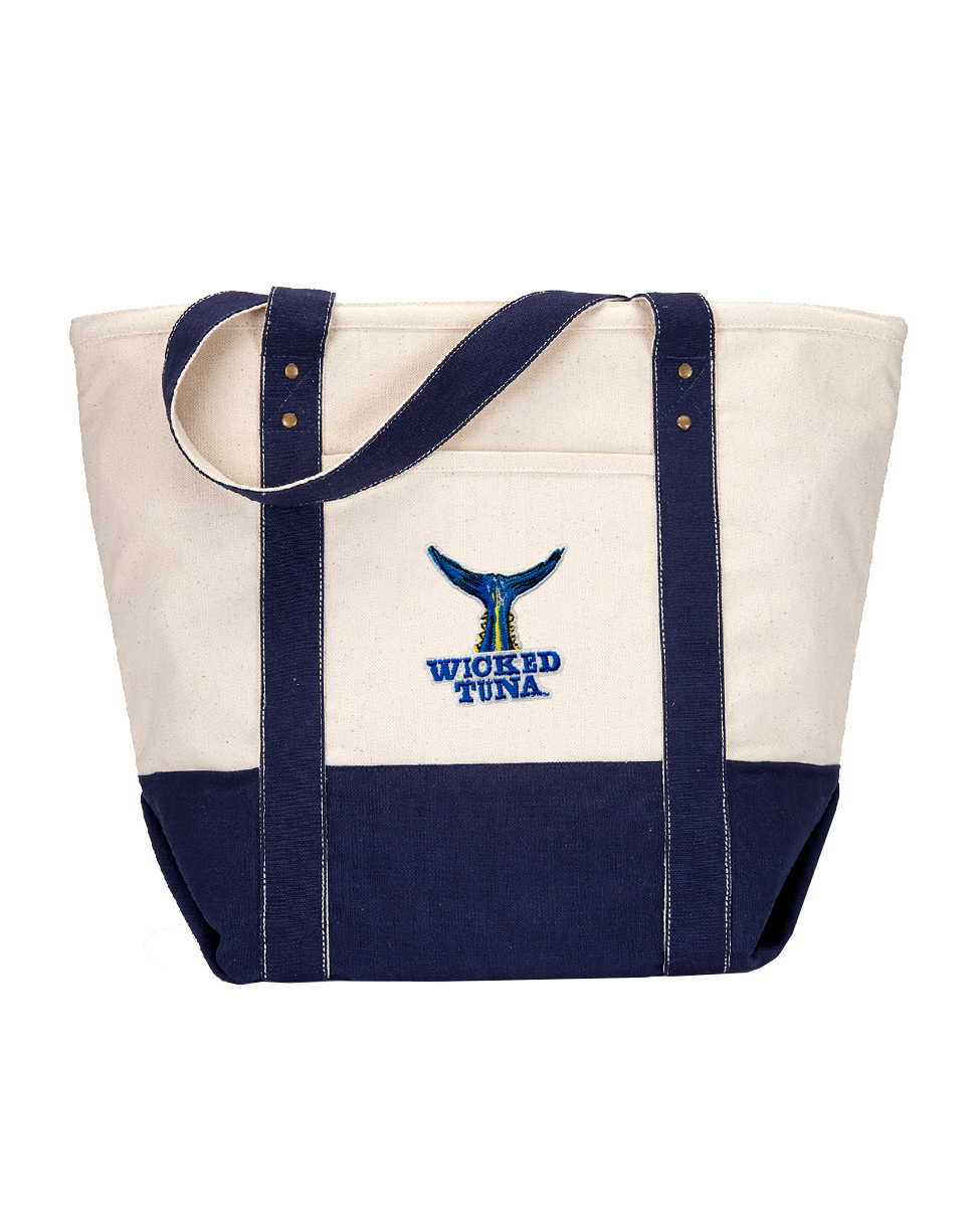 Wicked Tuna zippered Canvas Bag Wicked Tuna Gear